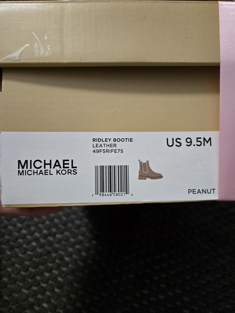 MICHAEL Michael Kors Woman's Ridley Bootie in Peanut
